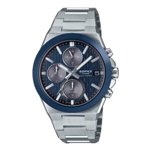Montre acier Ø 40.9 mm, Chronographe à énergie Solaire, Casio Edifice