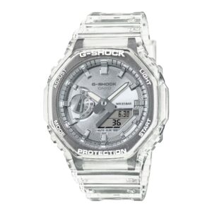 Montre homme Ø 45.4, Skeleton Silver, G-shock, Casio
