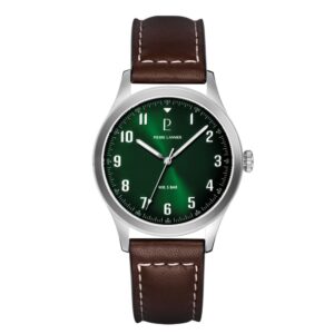 Montre homme acier Ø 40 mm, "AVIATEUR", tous chiffres, Pierre Lannier