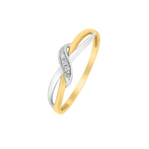 Bague Or Bicolore et diamants