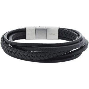 Bracelet cuir multiliens, Harvey Stone