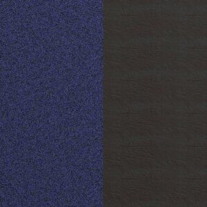 Simili Cuir Nuit étoilée/Brun Ecorce pour boucles d'oreilles16 mm