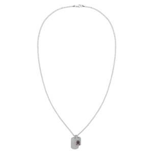 Collier acier, double plaque GI, Tommy Hilfiger