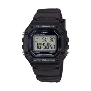 Montre Sport noire Ø 43 mm, pile 7 ans, Casio