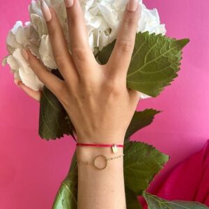 Bracelet "Lola", Kiss Kiss (rose vernis), T1