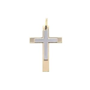 Pendentif Croix 23 x 15 mm, Or 750/000