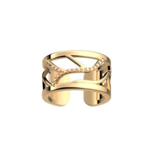 Bague Précieuse Desert Doré 12 mm, Taille 54