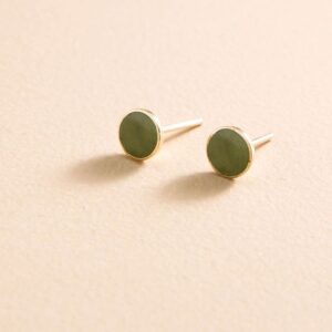 Boucles d'oreilles Tory, Jade du Canada