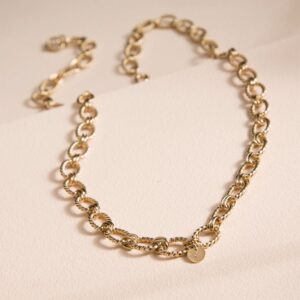 Collier Pelegrino, plaqué or