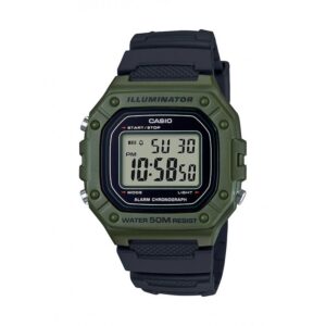 Montre Sport Noire et Kaki, pile 7 ans, Casio
