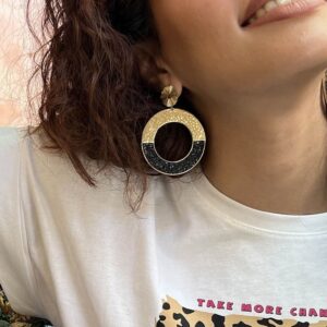 Boucles d'oreilles Illusion, Gala Noir