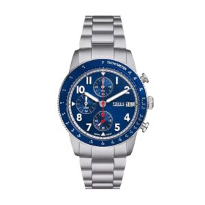 Montre homme Ø 42 mm "Sport Tourer", chronographe, Fossil