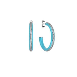 Créoles Sunset  Turquoise - Les Cadettes