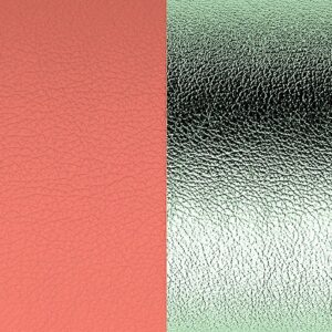 Cuir Bouquet/Aquamarine pour boucles d'oreilles 25 mm