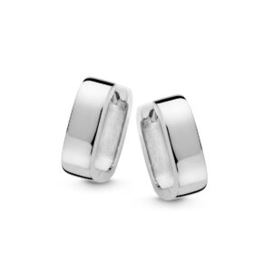 Créoles argent 4.75 mm, Carrées 13 x 15 mm, Naiomy
