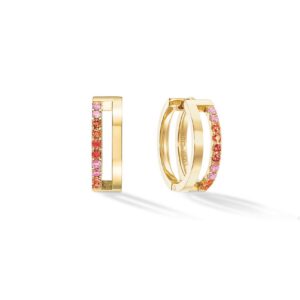 Créoles Acier doré, Coeur de Lion