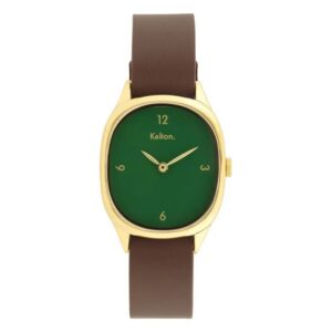 Montre femme "Colorama" Menthe Choco 28 x 32 mm, Kelton