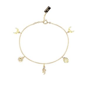 Bracelet Snake doré - Les cadettes