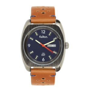 Montre homme acier "RC 22 Navy" 38 x 44", Kelton