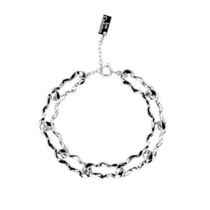 Bracelet Western, métal argenté - Les Cadettes