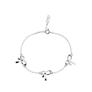 Bracelet Ruban argenté - Les Cadettes