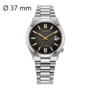 Montre mixte automatique Tsuyosa Ø 37 mm, Gradation Black", Citizen