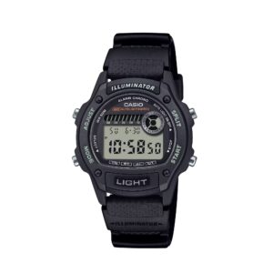 Montre résine noire 36.6 mm, Illuminator, Casio