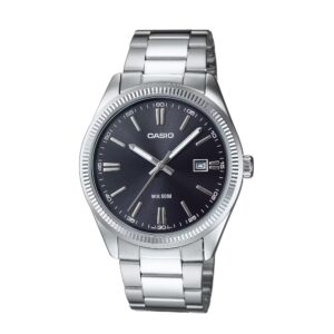 Montre mixte acier Ø 38.5 mm fond Gris, Casio