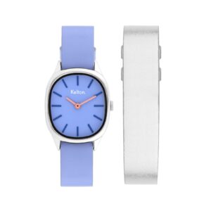 Coffret montre femme Colorama Mauve/Silver, Kelton