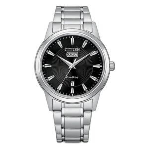 Montre homme acier Ø 40 mm, Quartz Solaire, Citizen