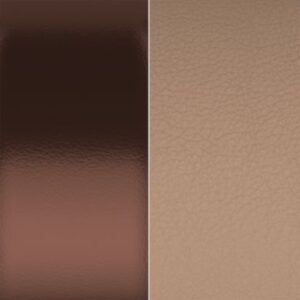 Simili cuir pour manchette 25 mm, Marron glacé / Mocha - Les Georgettes