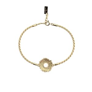Bracelet Adele, métal doré - Les Georgettes