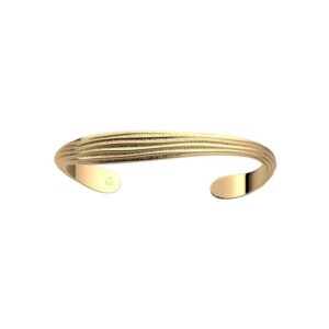 Bracelet jonc Rive droite, métal doré - Les Georgettes