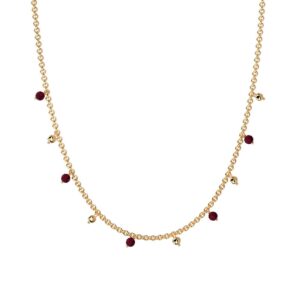 Collier Fragola, acier doré - Les Cadettes