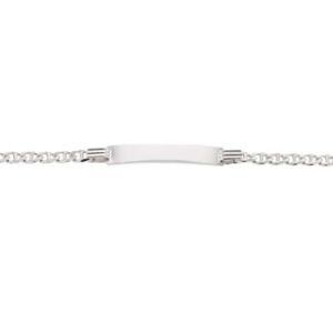 Gourmette Enfant Argent maille Marine