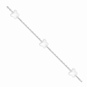Bracelet junior, motifs Papillons, Argent
