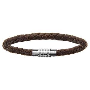 Bracelet pour Charm's, cuir marron, 21 cm