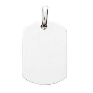 Pendentif Homme, argent 30 x 20 mm, à personnaliser