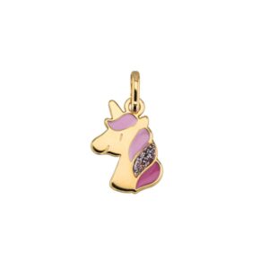 Pendentif Licorne, Or jaune 750/000