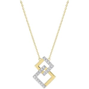 Collier Or Jaune et diamants