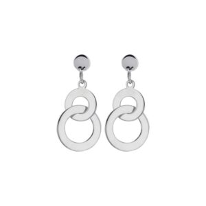 Boucles d'oreilles pendantes 23 mm, Argent