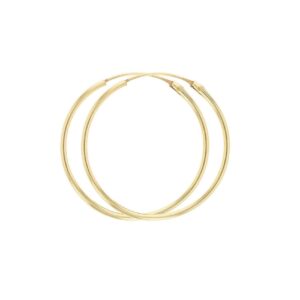 Créoles Fil rond 1.2 mm Ø 25 mm, Or jaune