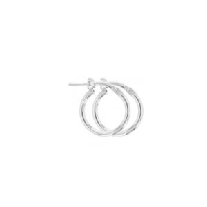 Créoles Argent Fil Rond 1.5 mm, Ø 10 mm