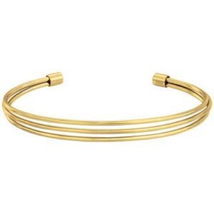 Bracelet jonc, acier doré