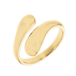 Bague plaqué or, gouttes, Sully