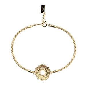 Bracelet Adele, métal doré - Les Georgettes