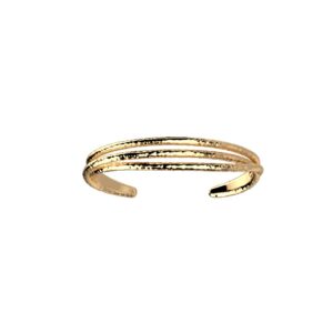 Bracelet Jonc Radiosa, acier doré - Les Cadettes