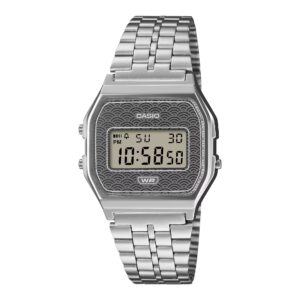 Montre mixte Vintage Iconic, motifs "Seigaiha" gris