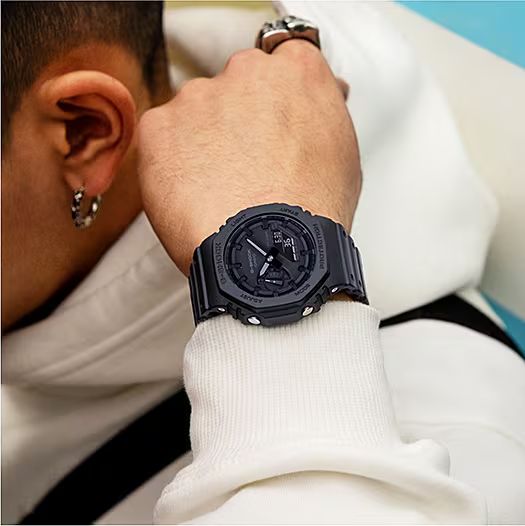 Montre Résine et Carbone noire Ø 48.5 mm, G-Shock
