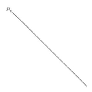 Chaine maille Palmier Or Blanc 1 mm 42 cm